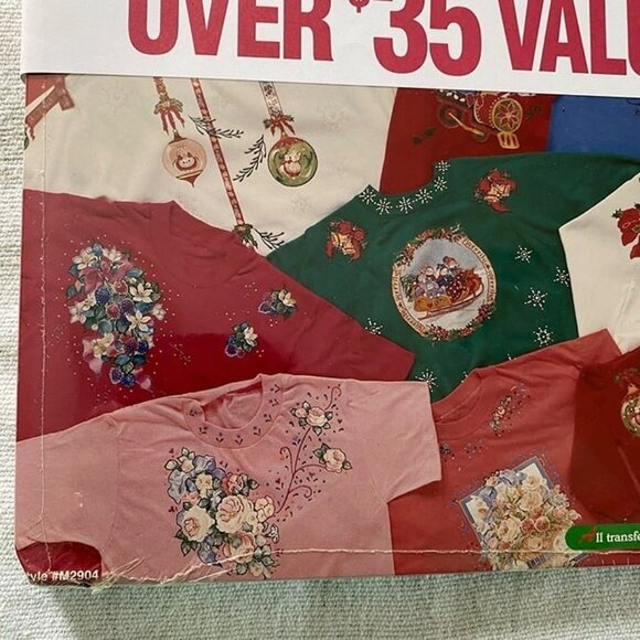 Vintage Iron On ColTransfer  Kit Holiday Gift Pack of 12 Julie's Journey 9" x 12 - Picture 6 of 6